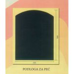 Podloga od dekapiranog lima 2 mm za peći 600x800 - Slika 3