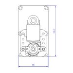 Motoreduktor za peć na pelete MELLOR 1,5 rpm -za vrtnju spirale za pelet - Slika 5