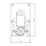 Motoreduktor za peć na pelete MELLOR 2 rpm -za vrtnju spirale za pelet NORDICA, ECOSPAR, ARTEL, OPERA, CENTROMETAL... - Slika 5
