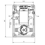 Motoreduktor za peć na pelete KENTA 4,0 rpm fi8,5mm LOTTO model -za vrtnju spirale za pelet - Slika 4