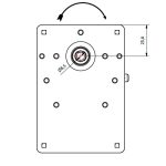 Motoreduktor za peć na pelete KENTA 4,0 rpm fi8,5mm LOTTO model -za vrtnju spirale za pelet - Slika 2