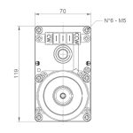 Motoreduktor za peć na pelete IPC 2,0 rpm -za vrtnju spirale za pelet NORDICA, ECOSPAR, ARTEL, OPERA, CENTROMETAL... - Slika 4